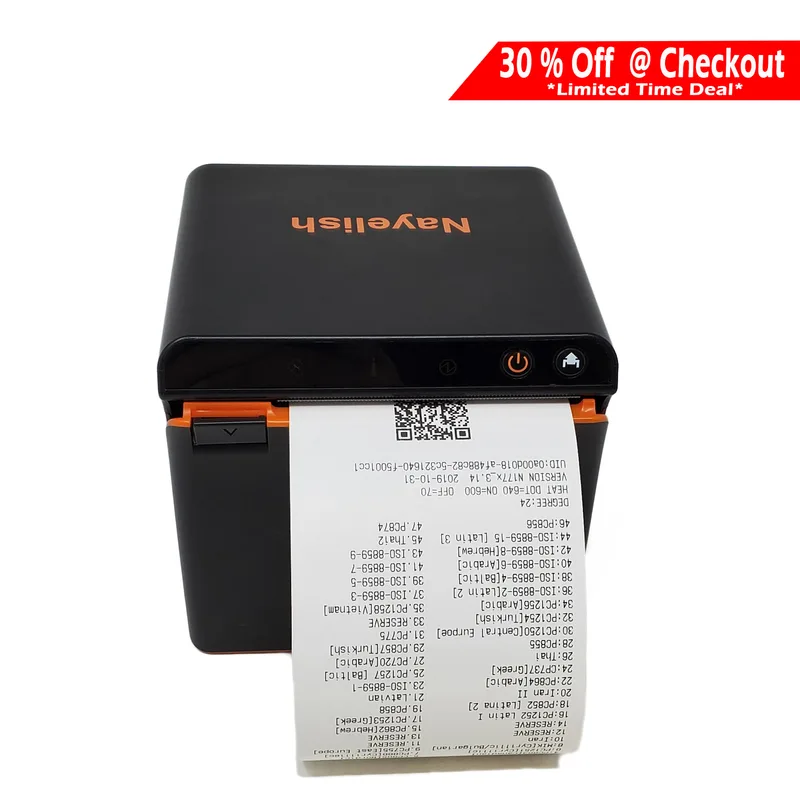 Nayelish 80mm Thermal Receipt Printer (Register Rolls Size: 3 1/8 x 230)