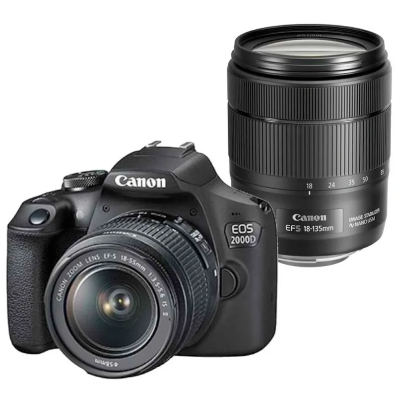Canon EOS 2000D DSLR Camera with 18-55mm Lens