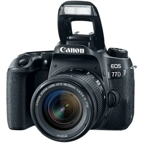 Canon EOS 77D DSLR Camera (lens 18-55 IS STM)