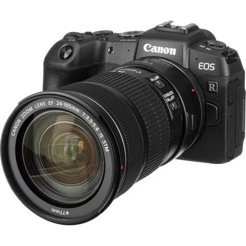 Canon EOS RP With 24-105 F4 Lens And Adapter