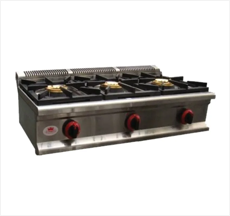 CATERINA CT/361 3-Burner Table Top Cooker – Powerful Flame Control, Energy-Efficient Gas Stove, Durable and Easy-to-Clean, Perfect for Home, Apartment