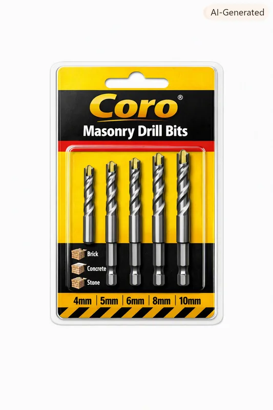 Coro Masonry Drill Bit – Blister Pack
