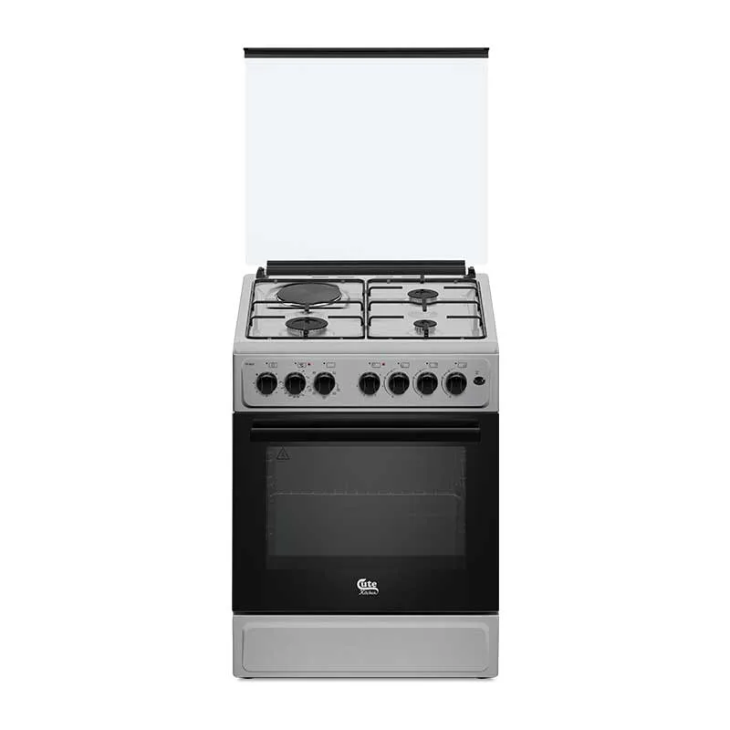 Cute Kitchen 3 Gas + 1 Electric Cooker CK TE-6631G/B
