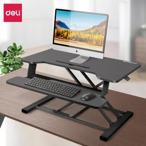 DELI Adjustable Sit/Stand Computer Desk