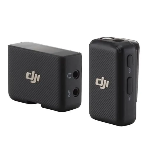 DJI Mic Compact Digital Wireless Microphone System/Recorder for Camera & Smartphone (2.4 GHz)