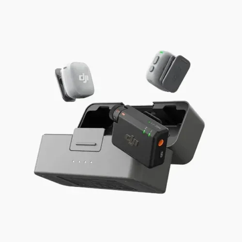 DJI Mic Mini 2 (2 TX + 1 RX + Charging Case) -2 person Wireless Microphone