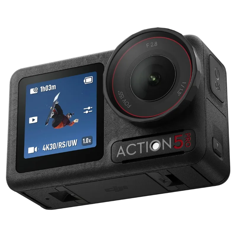 DJI Osmo Action 5 Pro Standard Combo, Waterproof Action Camera with 1/1.3″ Sensor