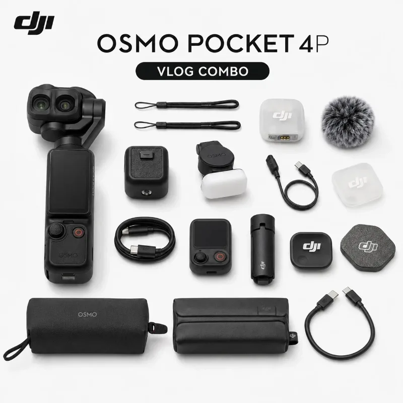 DJI Osmo Pocket 4P Vlog Combo Bundle
