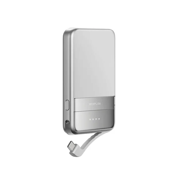 EcoFlow RAPID Magnetic Power Bank (5000mAh, 15W) – EF-RAPID5000 – Silver