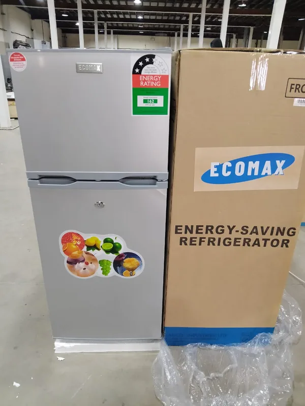Ecomax 118 Litres Double Door Refrigerator (Dark Silver)