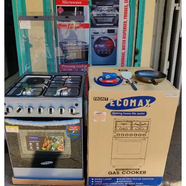 Ecomax 3+1 Standing Cooker 60×60 cm