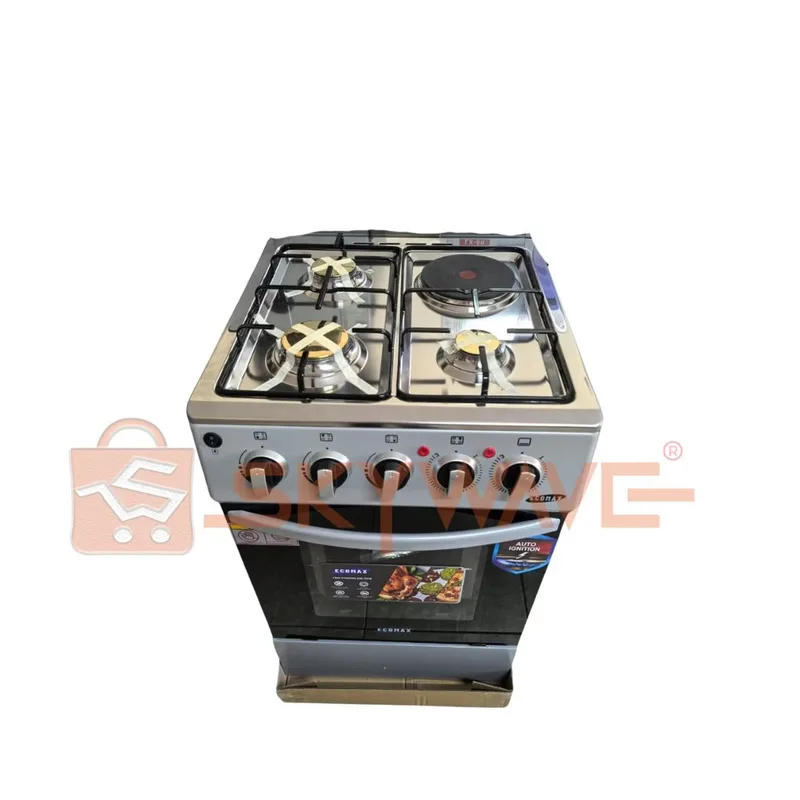 Ecomax 3 Gas + 1 Electric Cooker 50*55 with Electric Oven