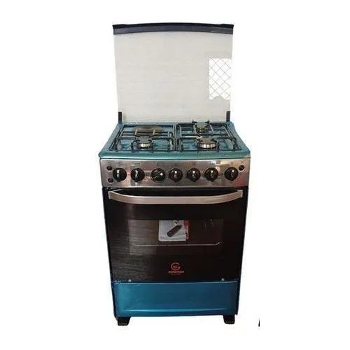 Eurochef EGT65 60×65 3-Gas + 1-Electric Cooker –Durable Full-Oven with Auto Ignition, Stainless Steel Design & Energy-Efficient Cooking,perfect for Ho