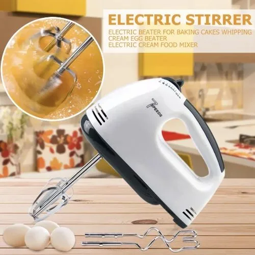 Eurochef EC-M02 Electric Hand Mixer - Cordless, 7 Speeds, 300W