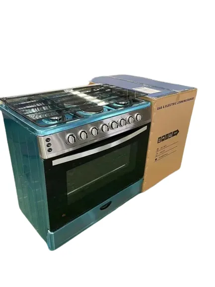 Eurochef 4G+1E cooker-75×60 with GAS oven