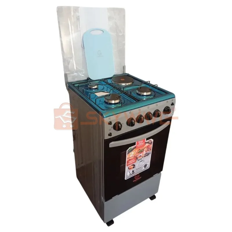 Eurochef 1200W 3+1 standing cooker
