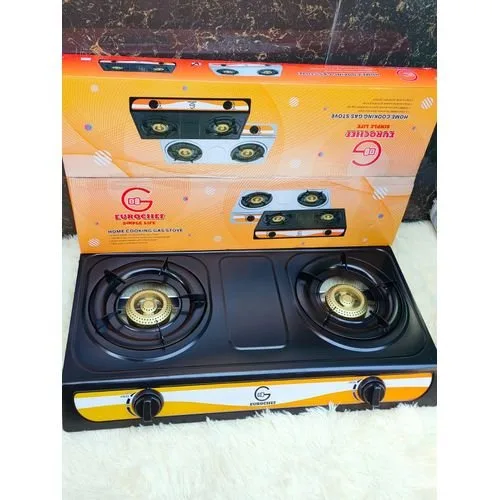 Eurochef 2 Burner Stainless Steel Table Top Gas Cooker