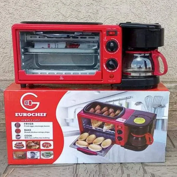 Eurochef 3 In 1 Breakfast Maker