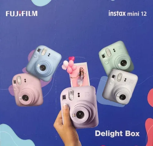 Fujifilm Instax Mini 12 Instant Camera Delight Box With 10 Shots