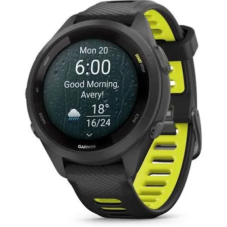 Garmin Forerunner 265S GPS Smartwatch – Black (EU/PAC)