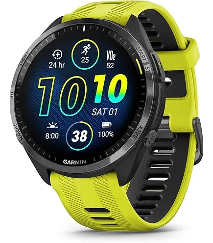 Garmin Forerunner 970 GPS Smartwatch – Black/Amp Yellow (AUS/NZ)