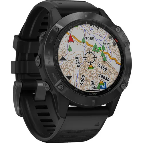 Garmin fenix 6 Multisport GPS Smartwatch (47mm, Pro, Black / Black Band)