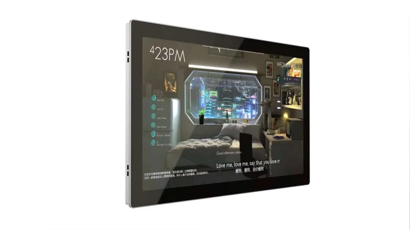GK-AL133-WIN 13.3″ Windows 11 industrial touch screen pc with POE & WIFI for KDS, digital signage applications