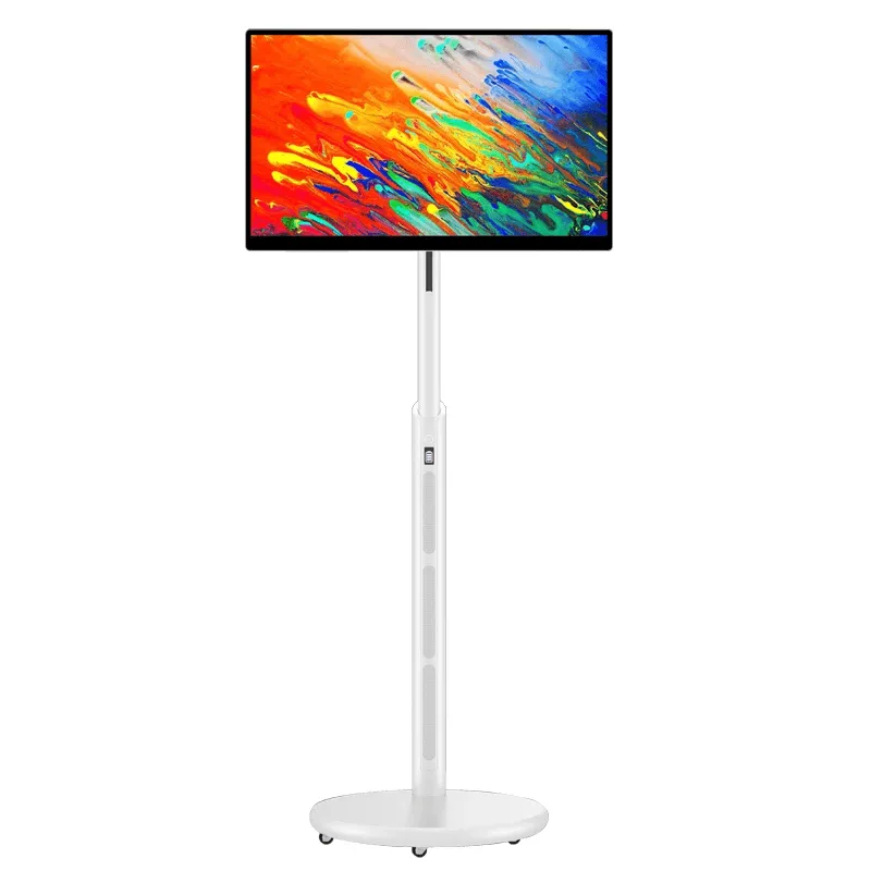 GKWF3295T 32-inch Android Portable Digital Signage AIO Tablet PC Floor Standing with Battery – For Events & Trade Shows