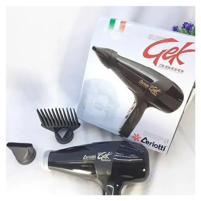 Gek Ceriotti GEK 3800 Professional Hair Dryer / Blow Dry.