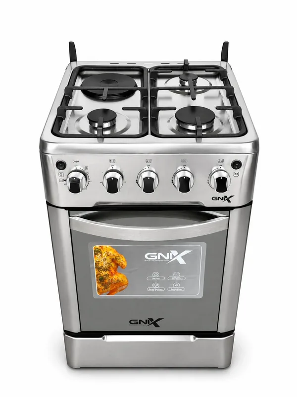 Gnix 50by 50 standing cooker with electric oven
