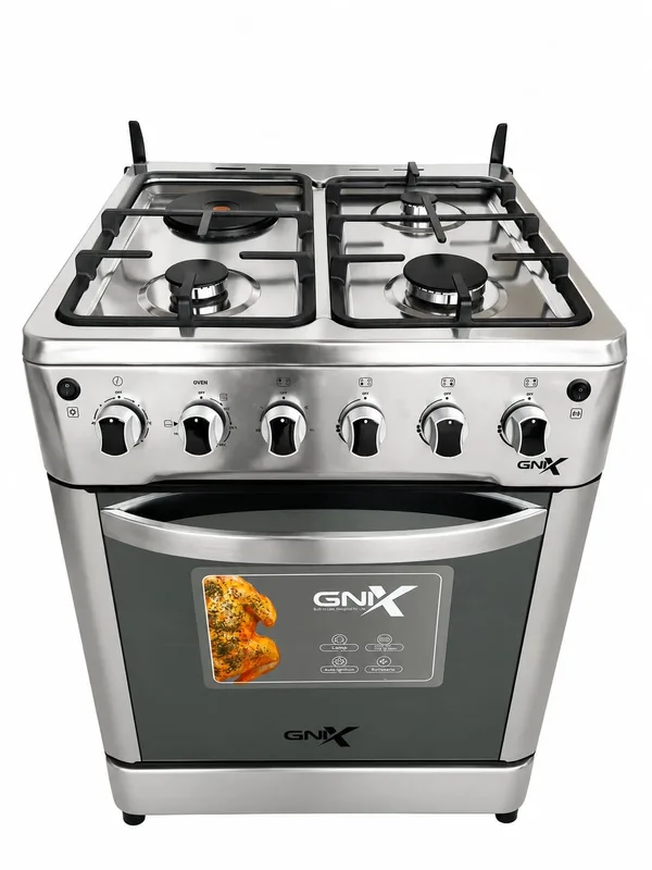 Gnix 3+1 (60×60)standing cooker with electric oven