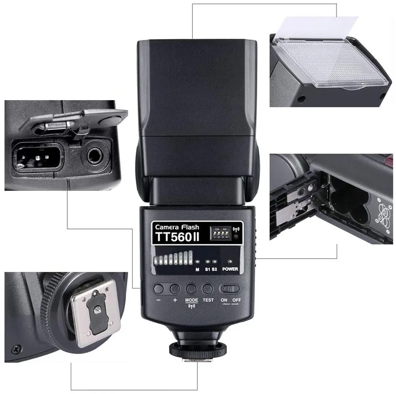GODOX TT560II GN38 Flash Speedlite