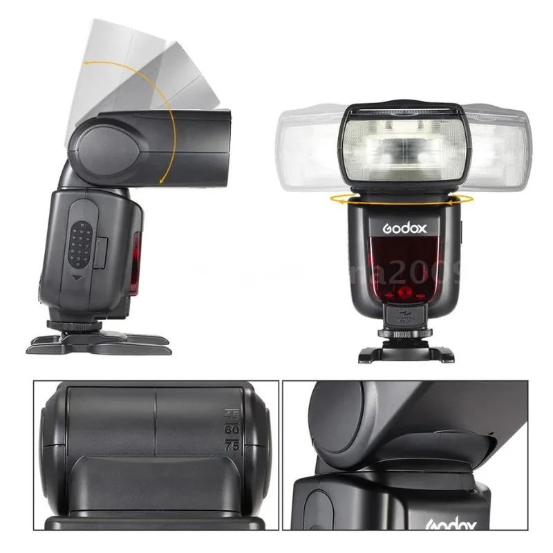 Godox TT685II-S TTL Flash GN60 Speedlite Build-in 2.4G Wireless Transmission, 1/8000s High-Speed-Sync Camera Speedlight Compatible with Sony DSLR Came