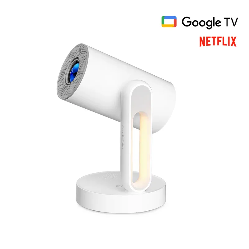 ETOE Starfish Plus LCD Smart Projector | Full HD 1280×1080 | 16:9/4:3(Adaptive) | 300 ANSI Lumens | Certified Google TV OS & 4K Streaming