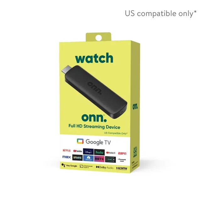 onn Google TV Full HD Streaming Device (New, 2023)