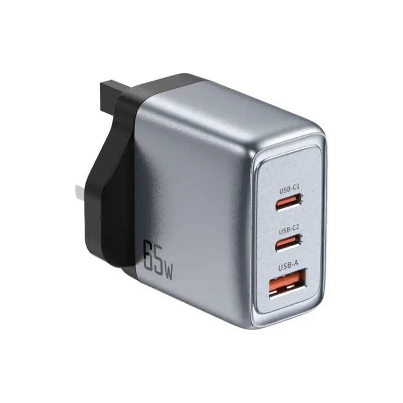 Green lion GaN Premium UK Plug Wall Charger 65W