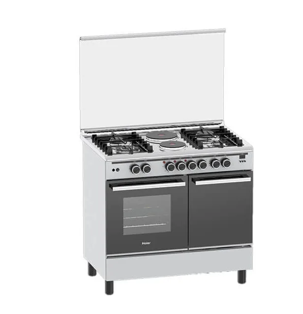 Haier 4 Gas Burner + 2 Electric Plates 60×90 Cooker – HCR6042DES