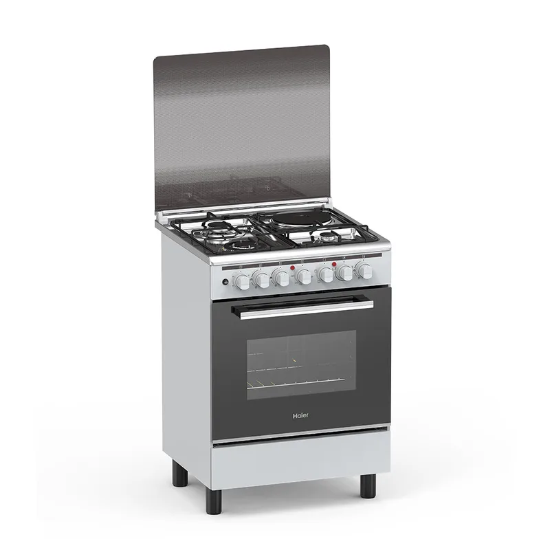 Haier HCR2031EESLP 3 Gas + 1 Electric 60x60 Cooker with Electric Oven – Compact, Energy-Efficient & Durable