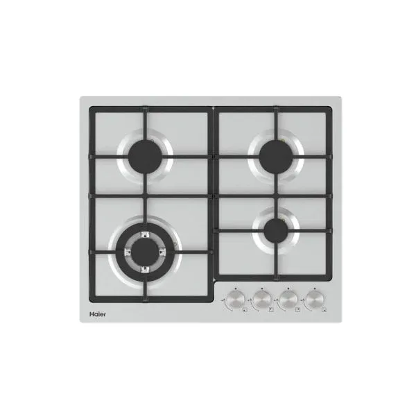 Haier HOB-760SS 60cm 4 Gas Burners Built-In Hob Stainless Steel