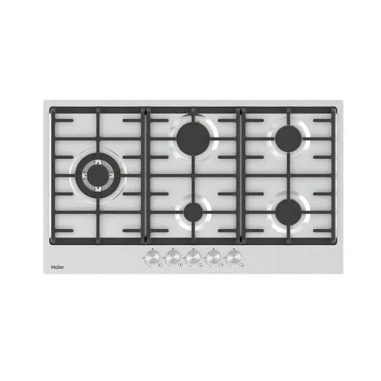 Haier 5gas with WoK Burners 90cm Built-in Cooker HOB