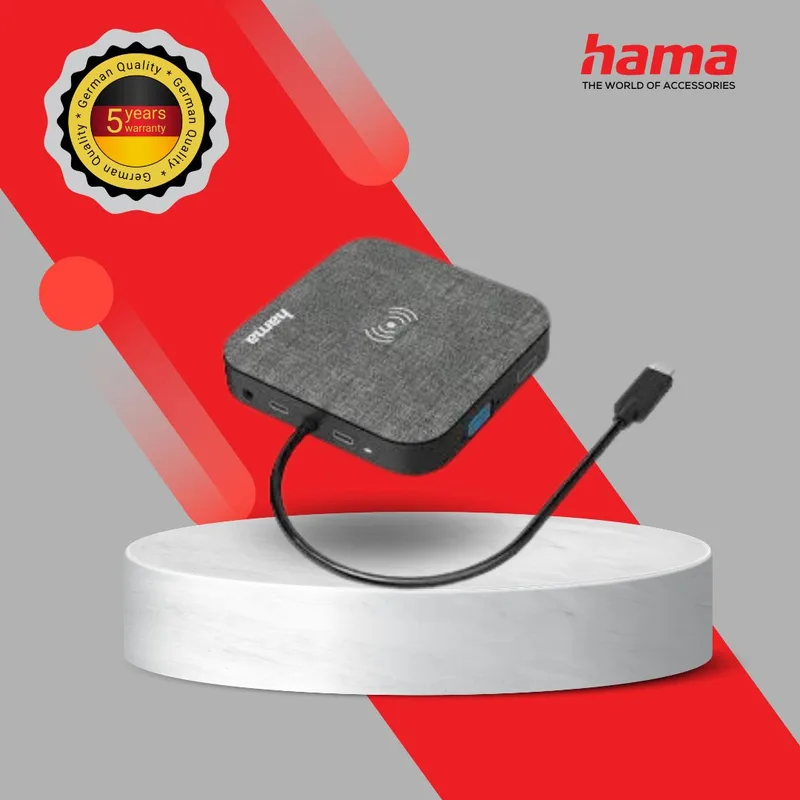 Hama 12in1 USB-C Multiport + Wireless Charger (200134)