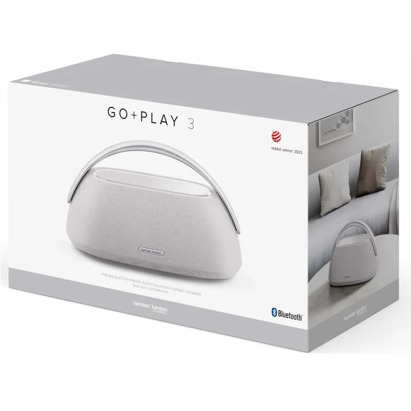 Harman Kardon Go Play 3 Portable Bluetooth Speaker – Grey