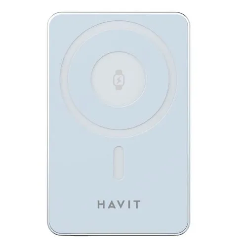Havit PB5219 3 in 1 10000mAh 20W magnetic wireless charging power bank – Provides fast and convenient charging for multiple devices, ensuring reliable