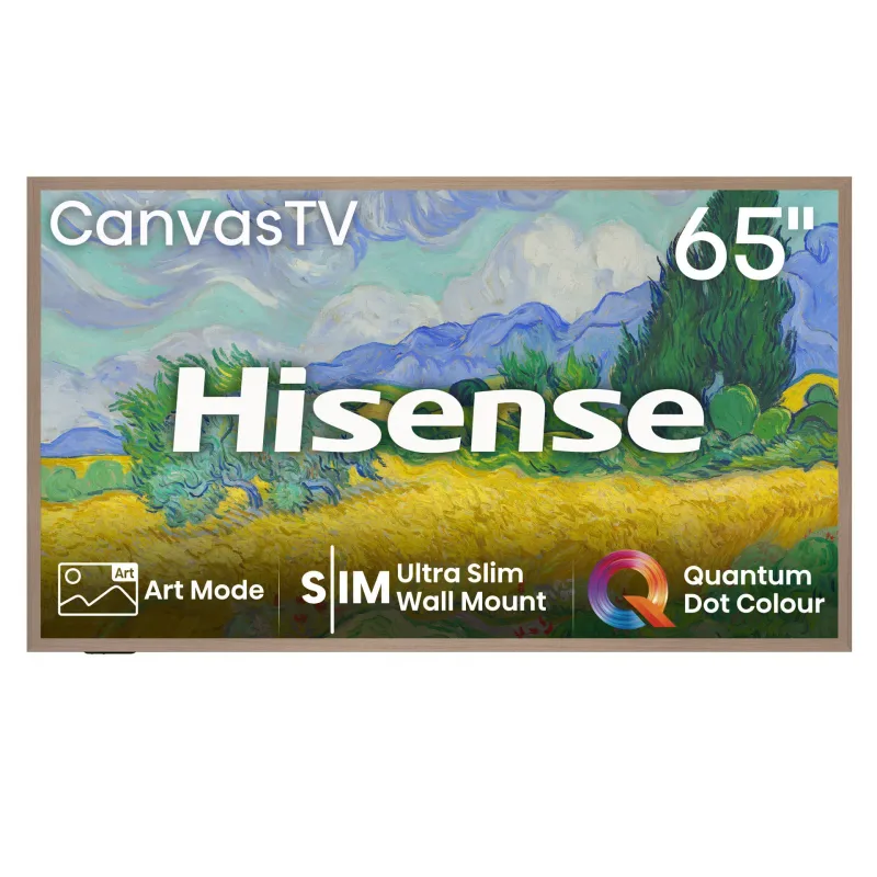 Hisense 65 inch S7N Canvas TV | 4K QLED VIDAA