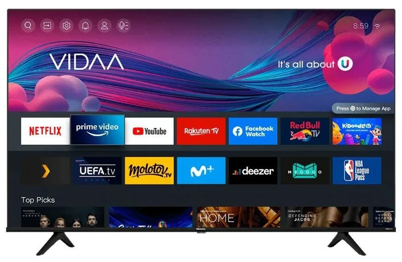 Hisense 58 smart 4k Frameless (A6 Series)