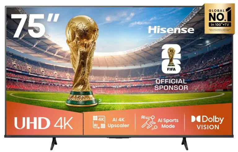 Hisense 75 A6 smart 4k UHD Frameless(A6 series)