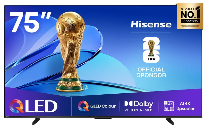 Hisense 75 QLED 4K TV Smart Frameless (Q6 series)