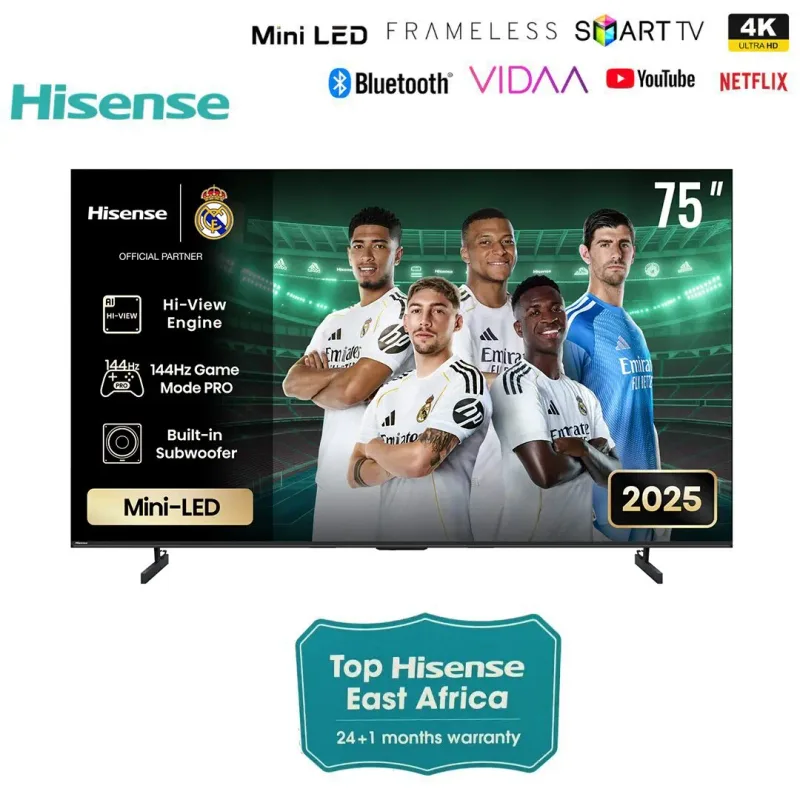 Hisense 75U6N 75 Inch Pro Mini LED ULED TV