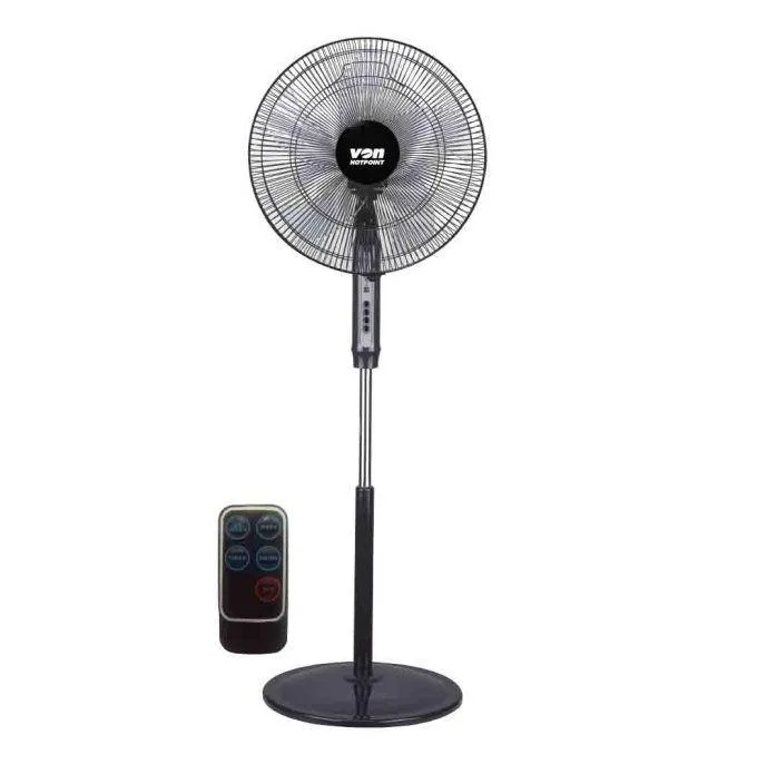 HOTPOINT HFS662B 16″ FLOOR STANDING FAN + WITH REMOTE-BLACK