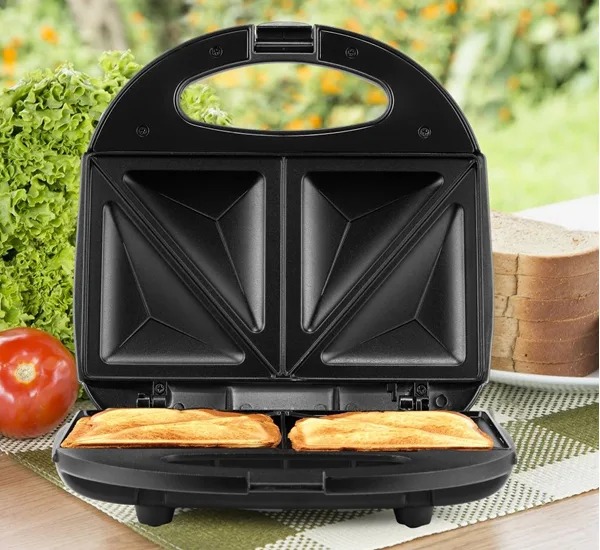 HTC 2 Slice Non-Stick Coated Plate Sandwich Maker